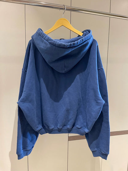 Balenciaga Klein Blue Gradient Square Neck Hoodie