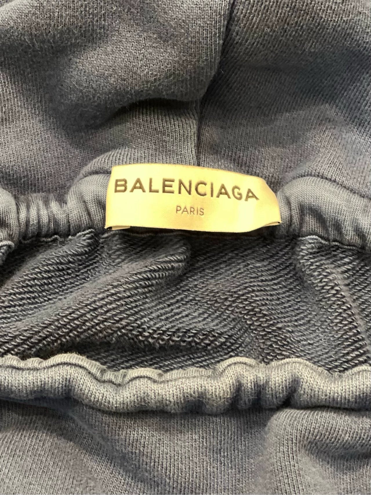 Balenciaga Klein Blue Gradient Square Neck Hoodie