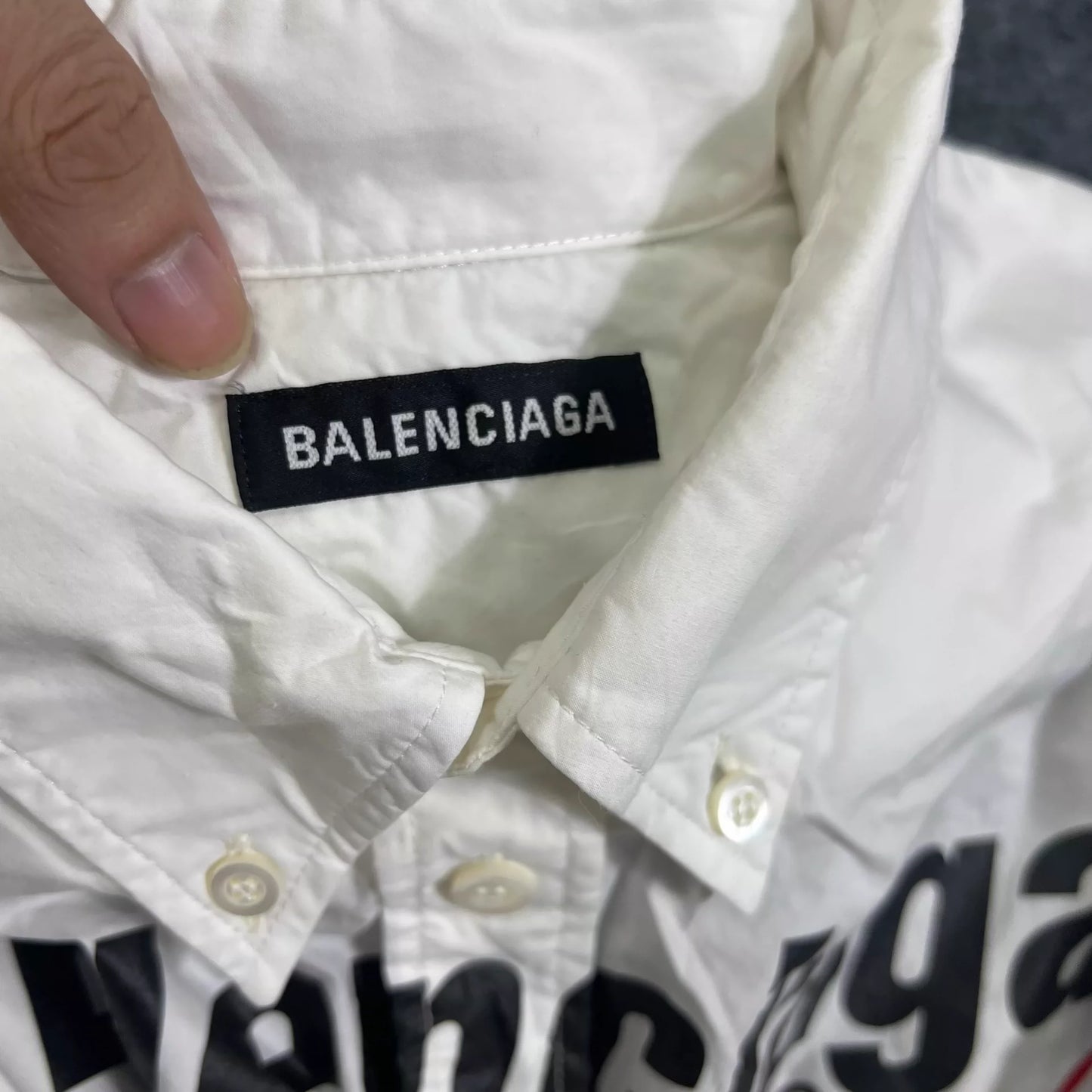 Balenciaga fake two shirts