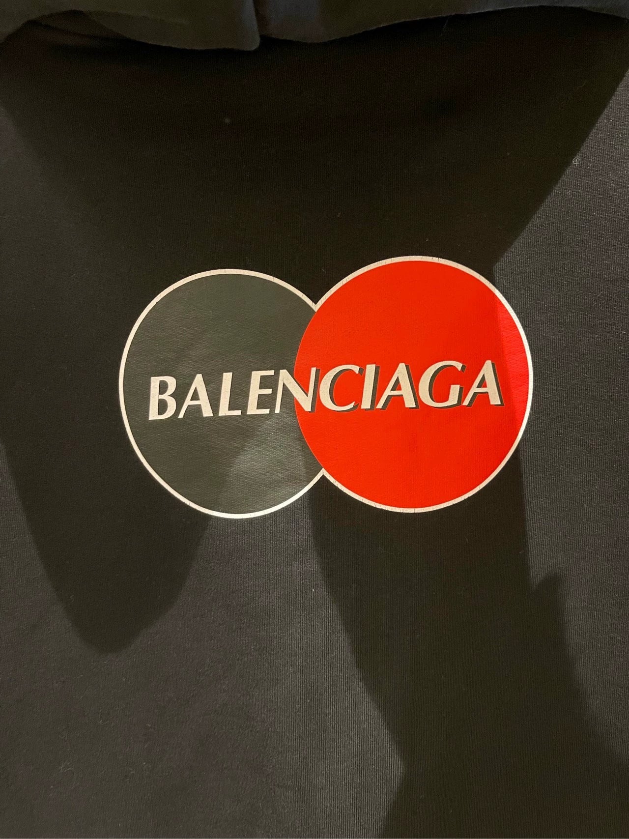 Balenciaga Black Mastercard Zipper Jacket