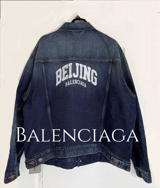 Balenciaga denim clothing jacket