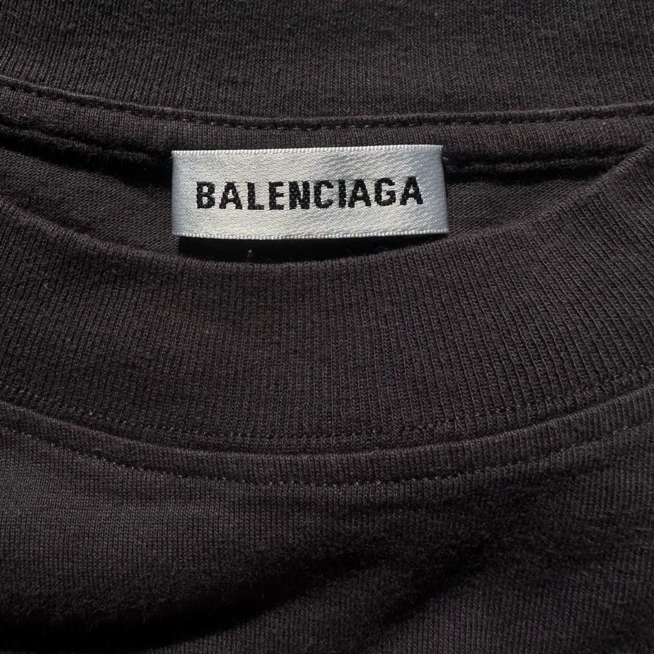 Balenciaga FW18 SpeedHunters Band Portrait Printed Logo Short Sleeve