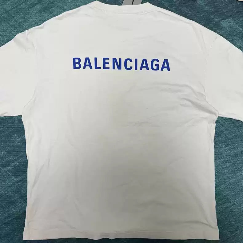 Balenciaga new letter short sleeved shirt