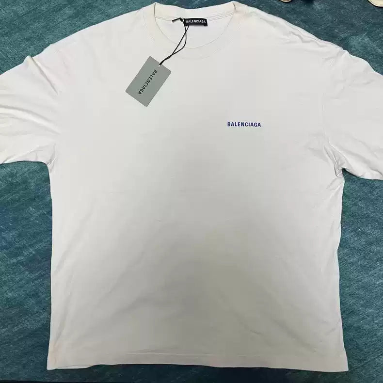 Balenciaga new letter short sleeved shirt