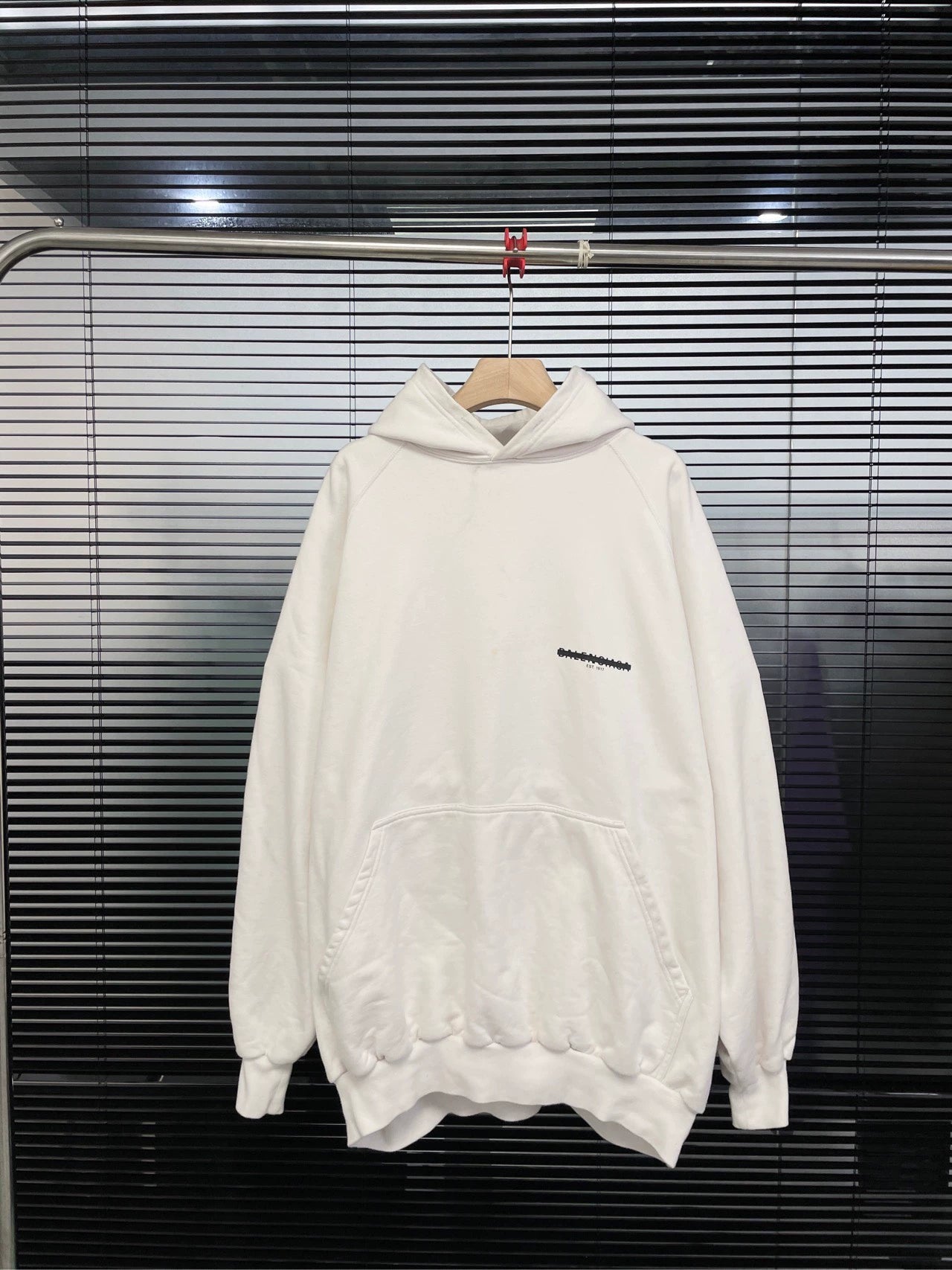 Balenciaga Delete Line Letter Logo Loose Hoodie