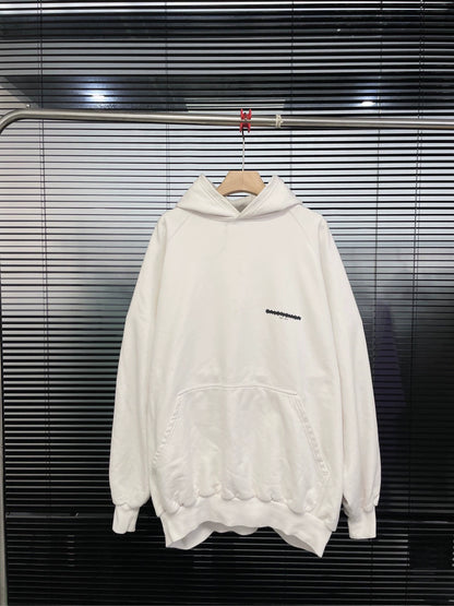 Balenciaga Delete Line Letter Logo Loose Hoodie