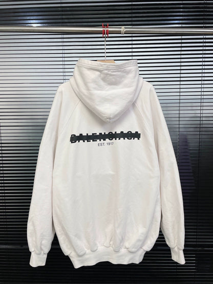 Balenciaga Delete Line Letter Logo Loose Hoodie