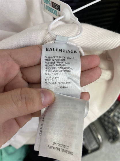 Balenciaga Delete Line Letter Logo Loose Hoodie