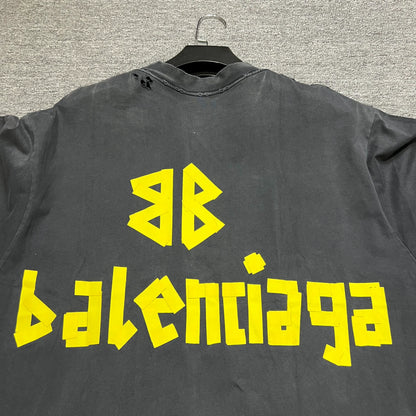 Balenciaga Tape Back Double B Short Sleeve