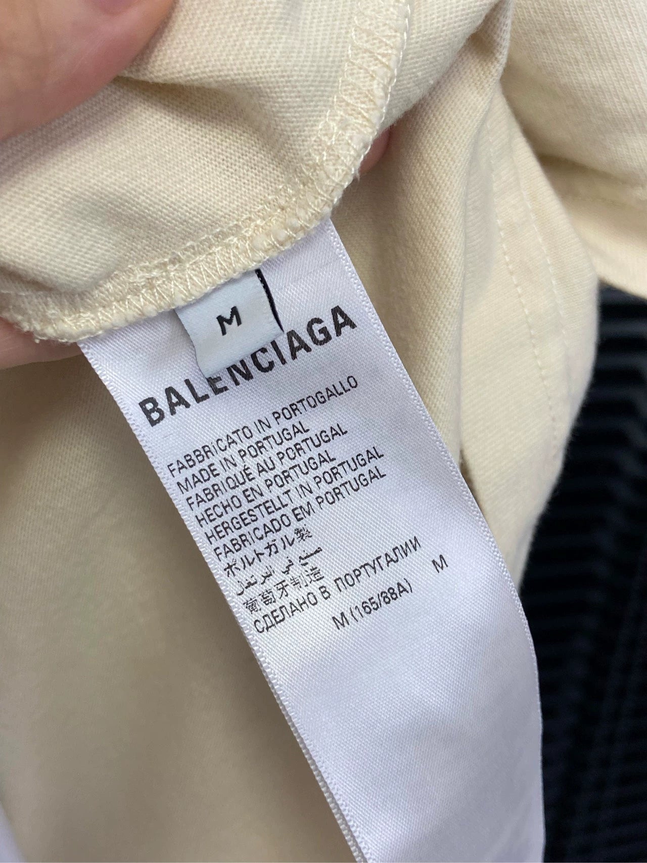 Balenciaga Double B Lock Embroidered Short Sleeve