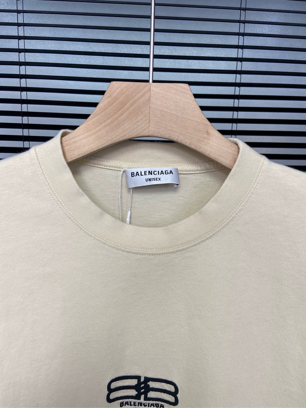 Balenciaga Double B Lock Embroidered Short Sleeve