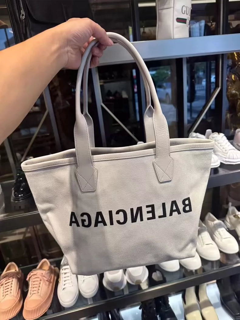BALENCIAGA Jumbo Tote LOGO canvas bag-zp