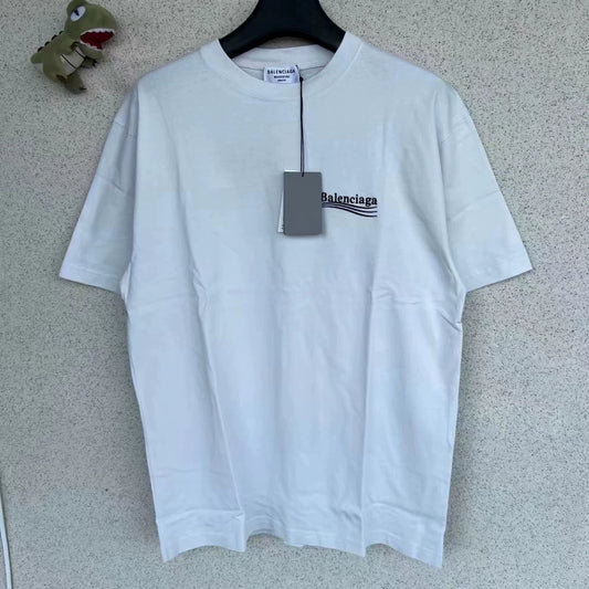 Balenciaga Grey Blue Cola Short Sleeve