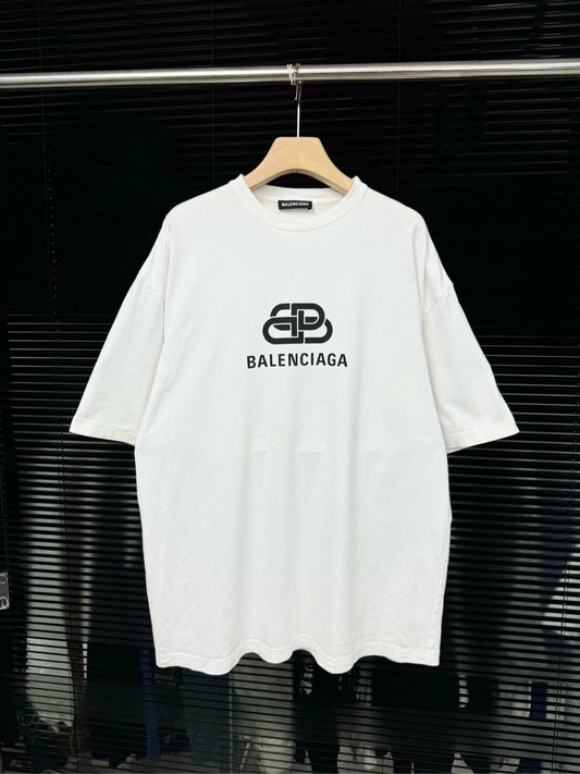 Balenciaga Lock letter short sleeved shirt