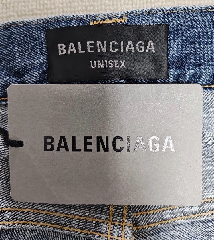 Balenciaga 23fw Micro Horn Blue Jeans - DMC