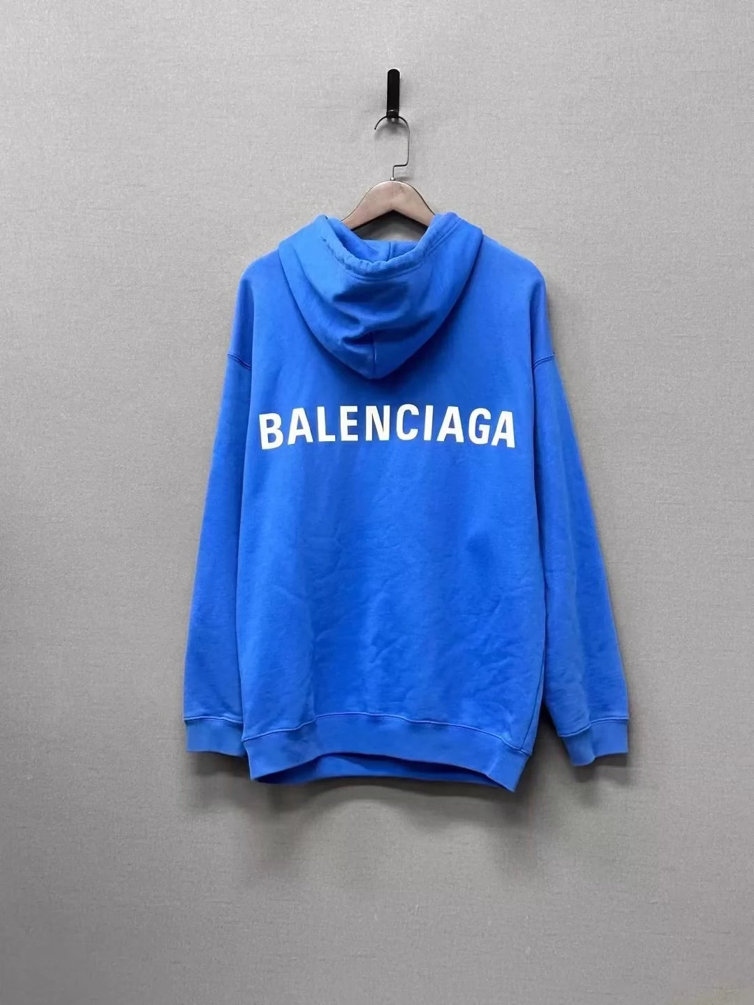 Balenciaga Blue Back Logo Hoodie