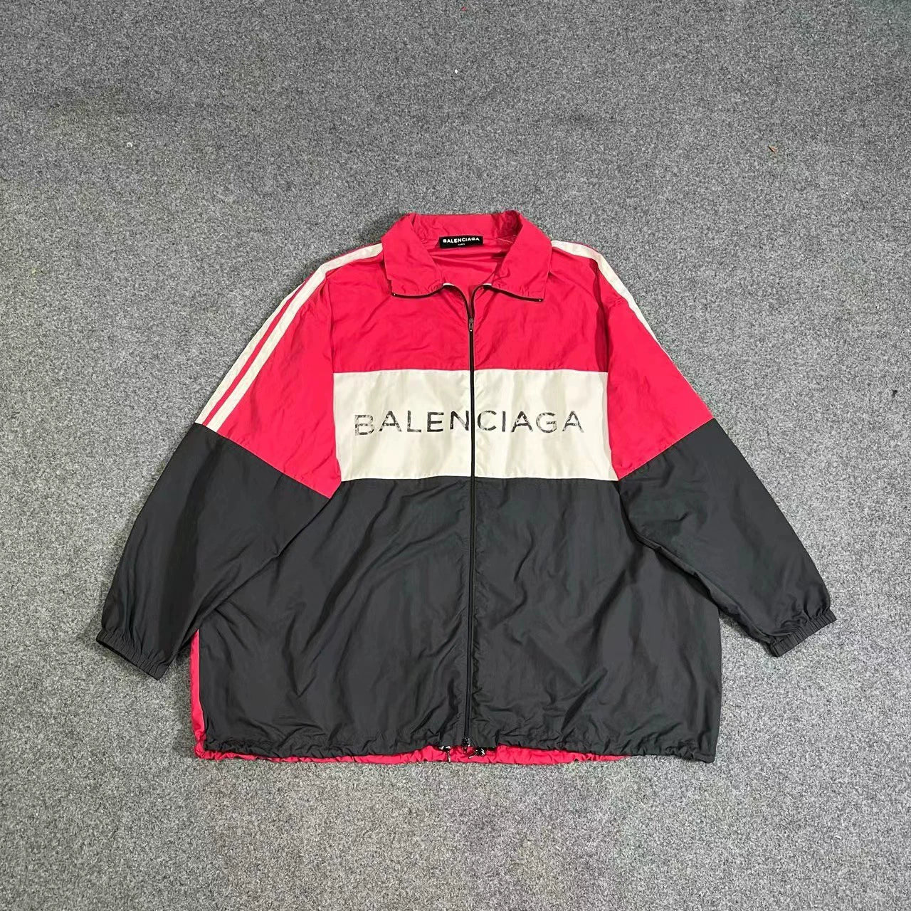 Balenciaga school uniform and assault suit jacket