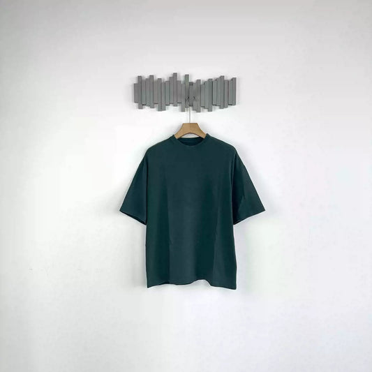 Balenciaga Logo Printed Round Neck Short Sleeve T-shirt