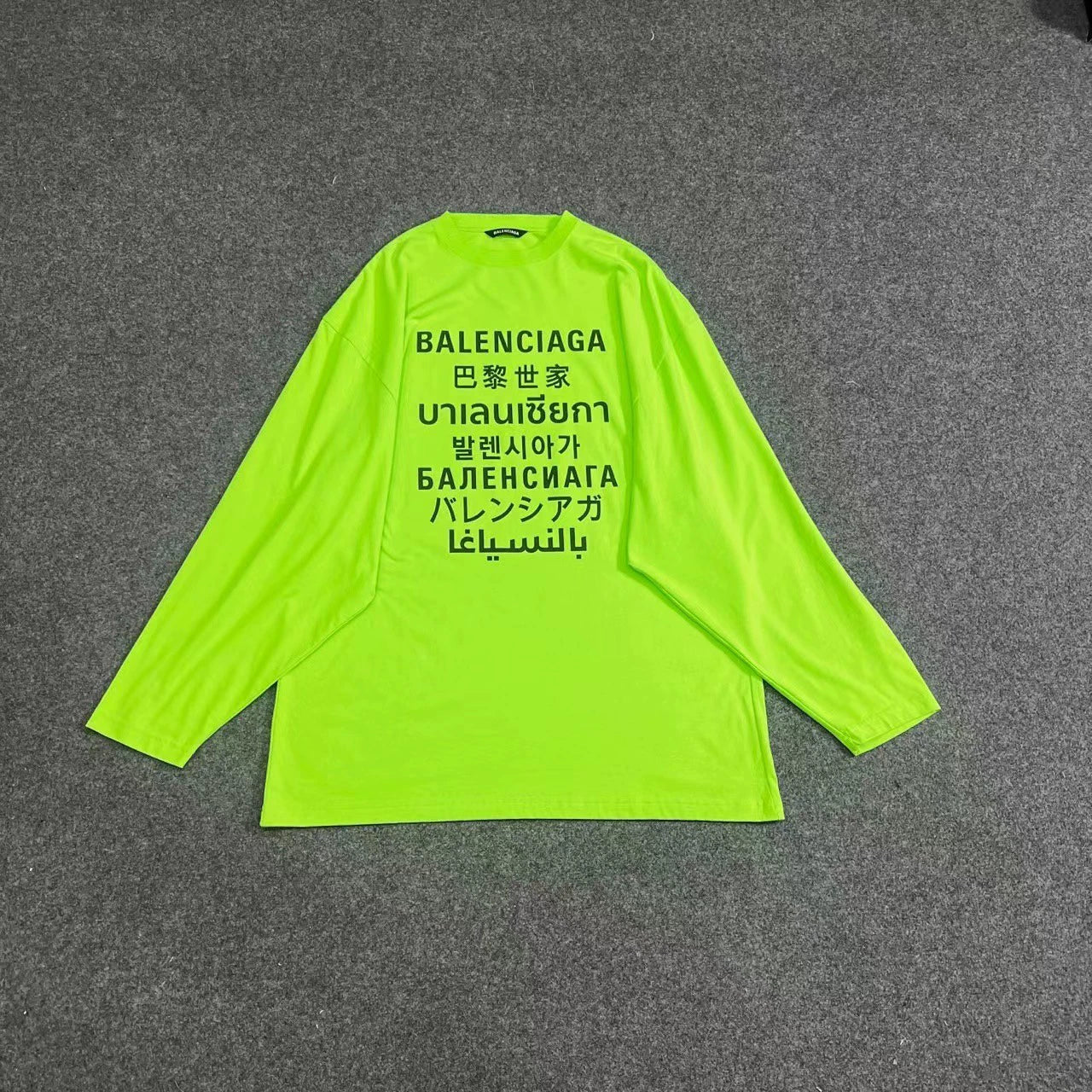 Balenciaga Seven Languages Long Sleeve