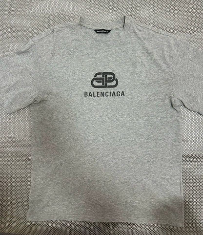 Balenciaga Lock Pattern Round Neck Short Sleeve