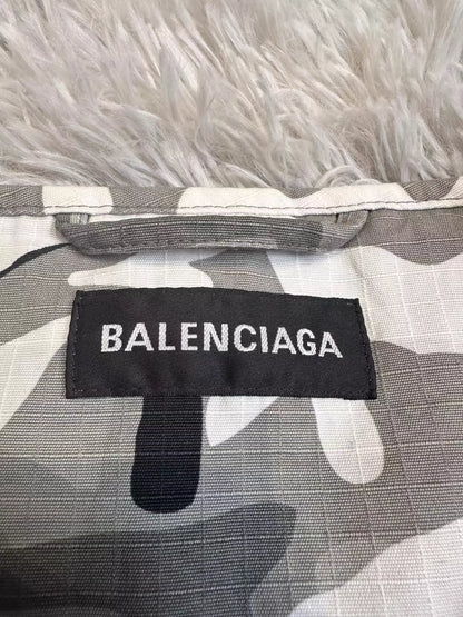 Balenciaga Tomorrow's World Camouflage Zipper Casual Vest