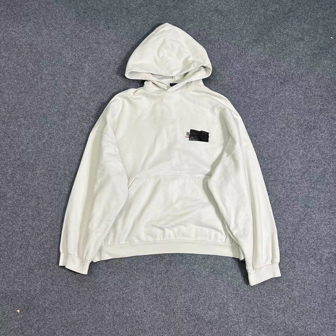 Balenciaga new adhesive tape wave hoodie