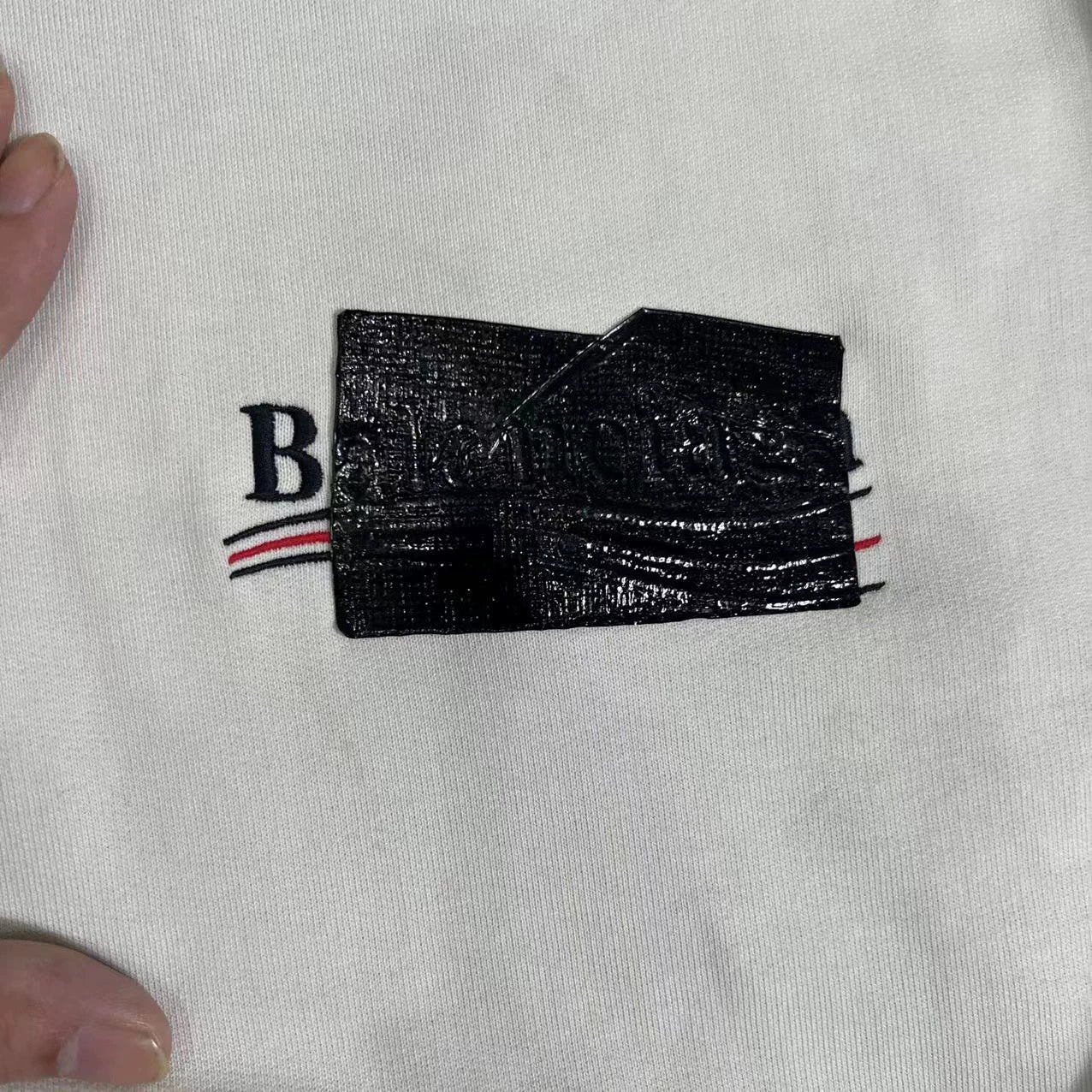 Balenciaga new adhesive tape wave hoodie