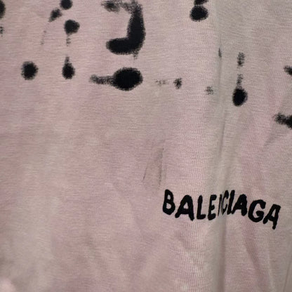 Balenciaga Pink Blurred Shadow Short Sleeve