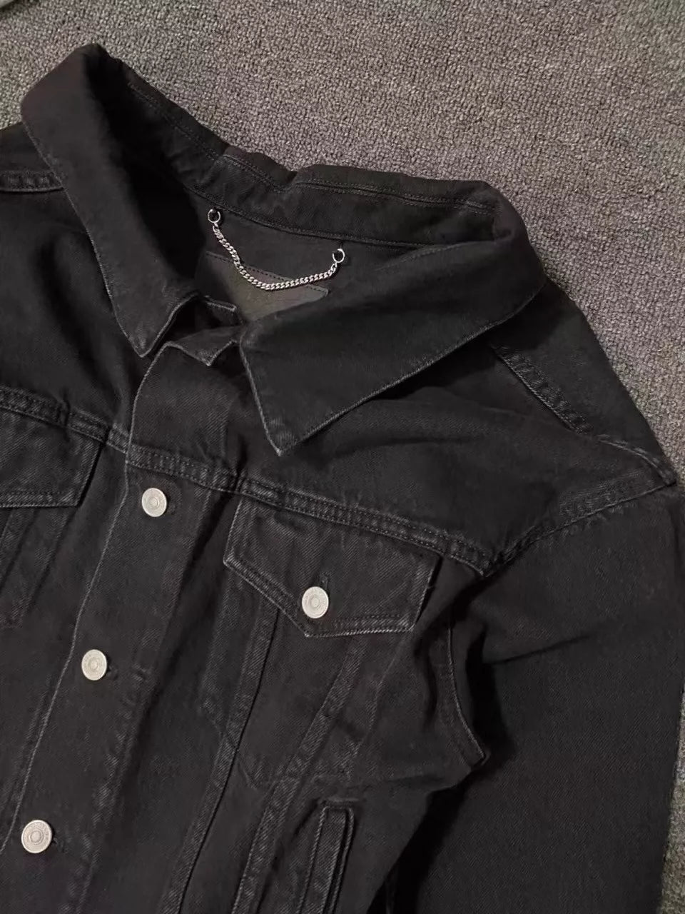 Balenciaga Black Cowboy Short Coat