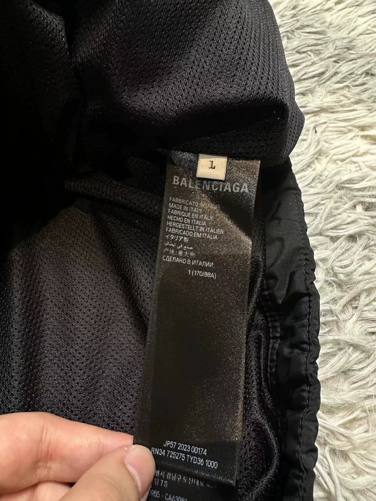 Balenciaga back logo jacket