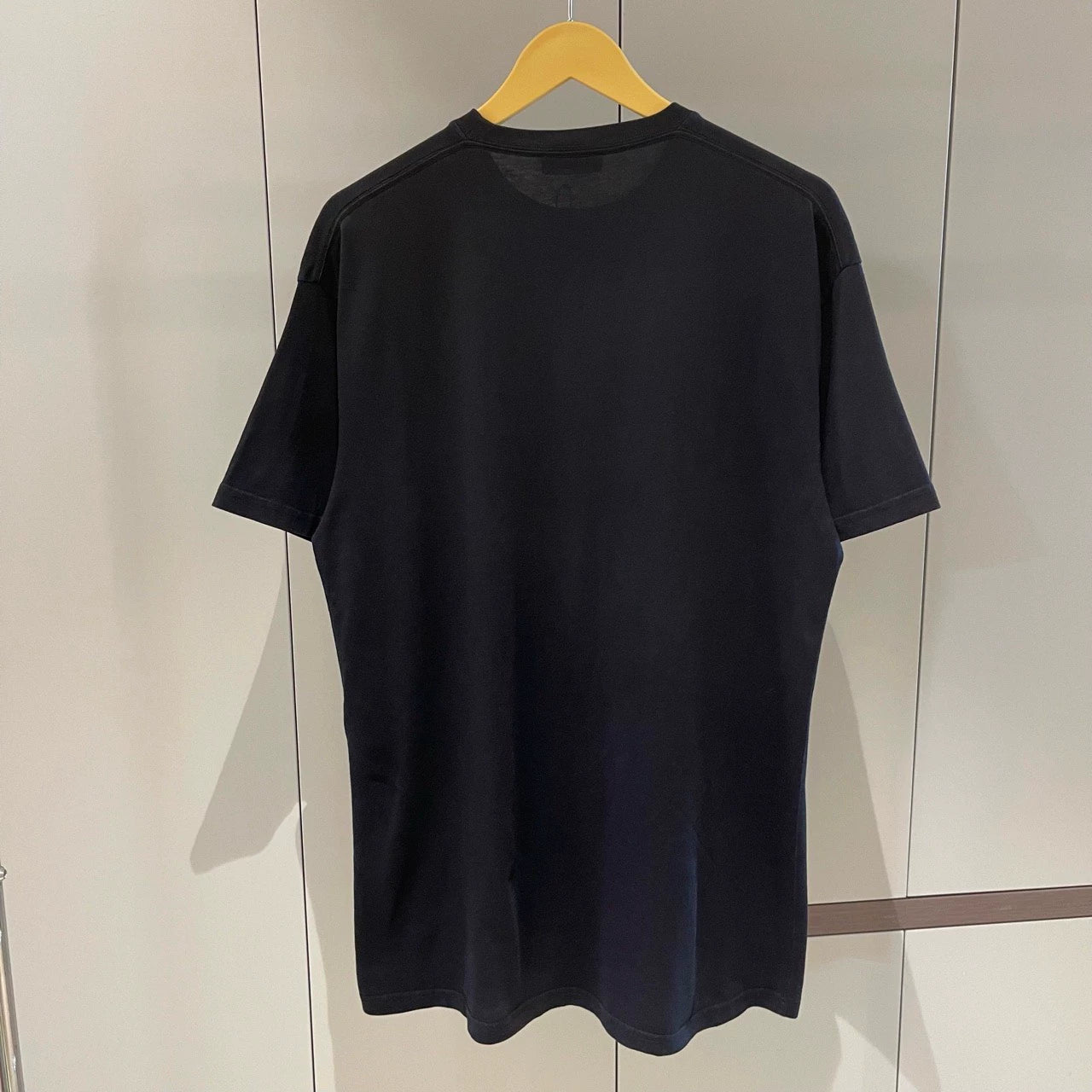 Balenciaga Black Small Logo Short sleeved T-shirt