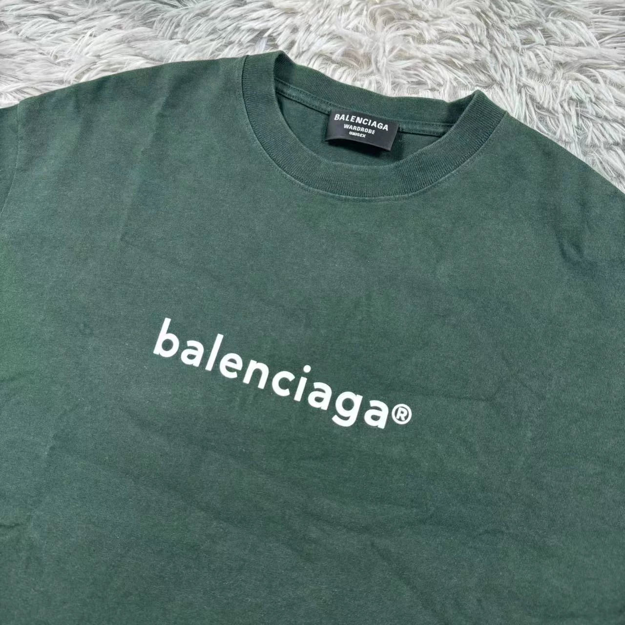 Balenciaga Letter Short Sleeve