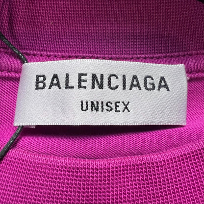 Balenciaga Bat Embroidery Double B Short Sleeve