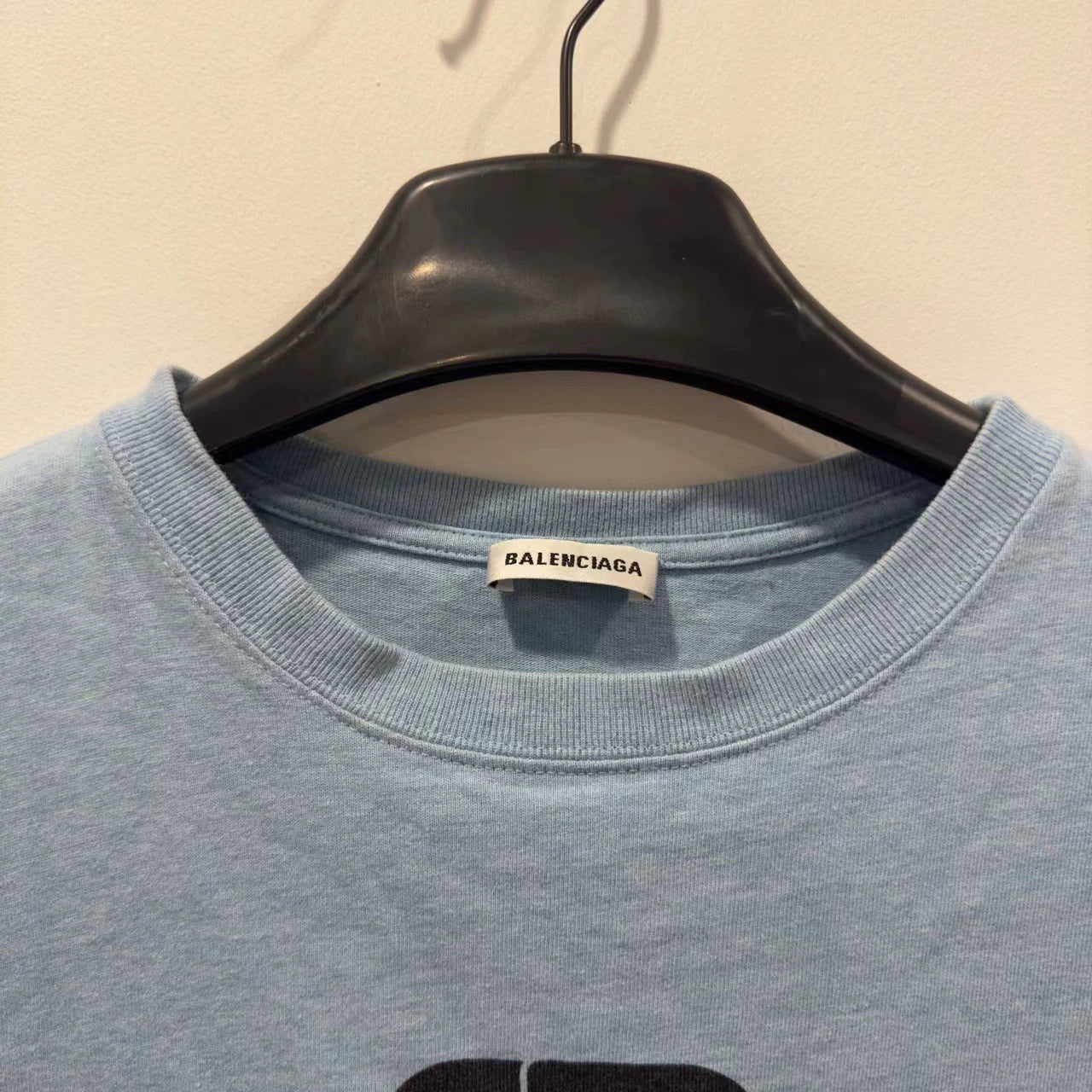 Balenciaga Haze Blue Lock Short Sleeve