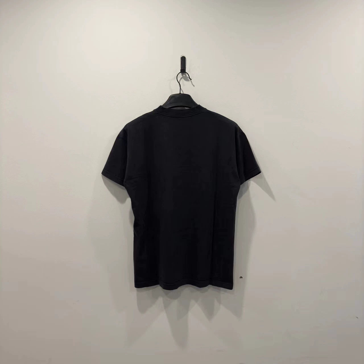 Balenciaga Black Embroidered Lock Short Sleeve