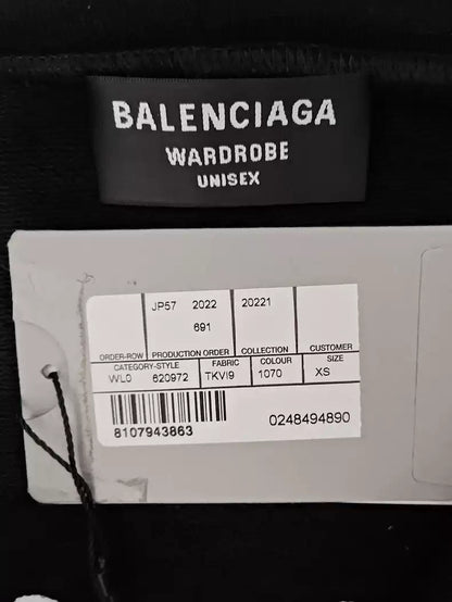 Balenciaga 23fw embroidered cola metal zipper hooded jacket