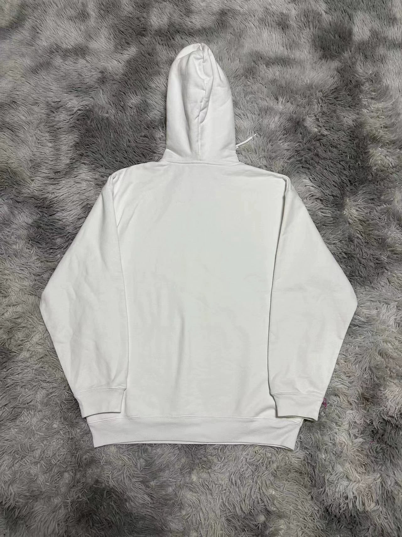 Balenciaga new green letter logo white hoodie