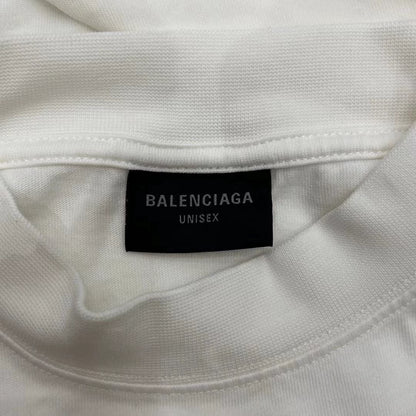 Balenciaga latest washed and worn short sleeves