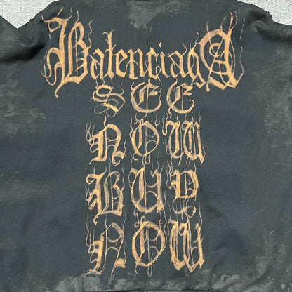 Balenciaga new Sanskrit vintage zipper hoodie jacket