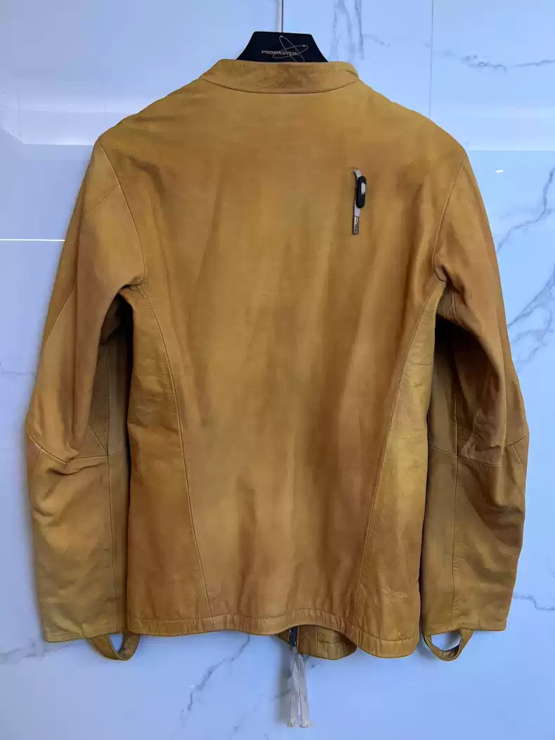11by bbs Boris Bidjan Saberi Dark avant-garde leather jacket