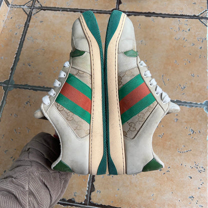 Gucci Screener Dirty Shoes for Stylish Men 0079
