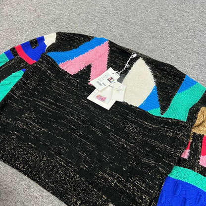 Colorful Chanel Sweater in Size 40