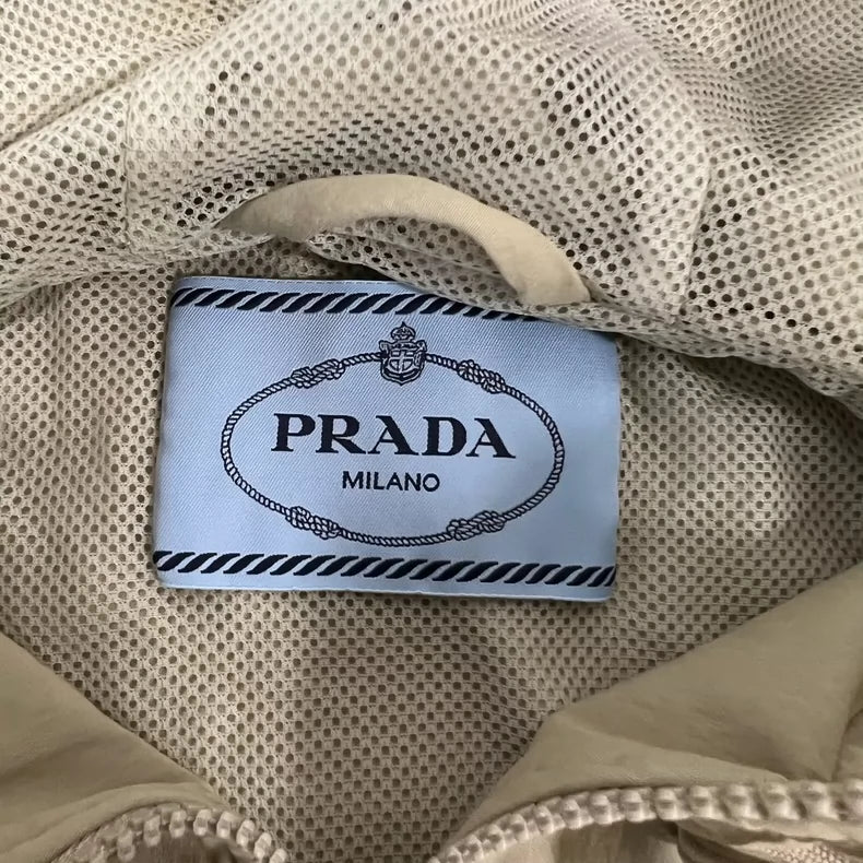 Prada Khaki Hooded Jacket 23SS