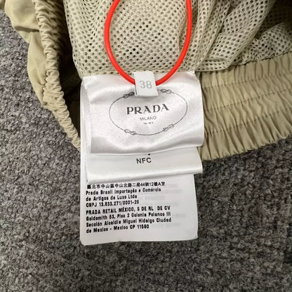 Prada Khaki Hooded Jacket 23SS