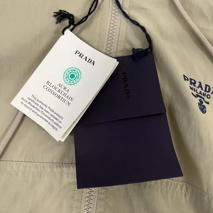 Prada Khaki Hooded Jacket 23SS