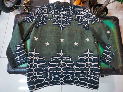 KAPITAL KOUNTRY Wool Silk Kimono Cardigan