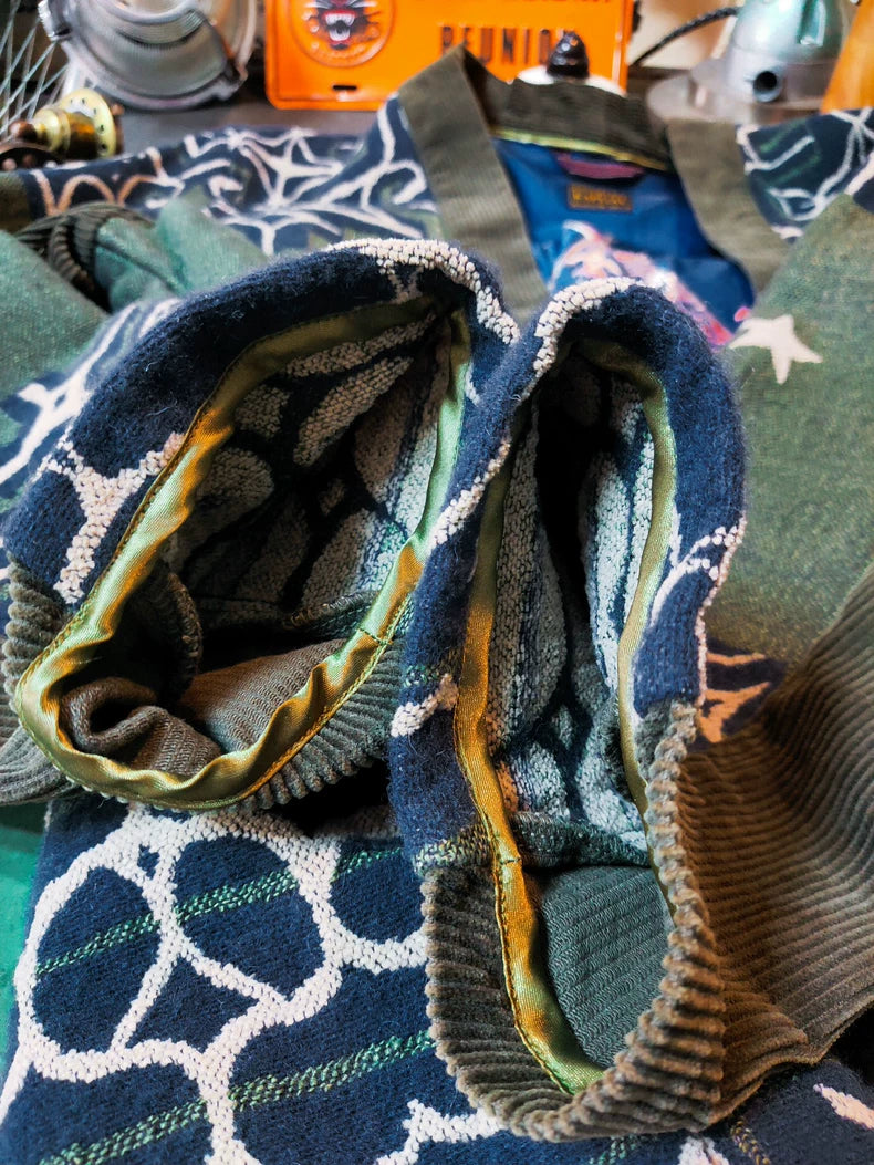 KAPITAL KOUNTRY Wool Silk Kimono Cardigan