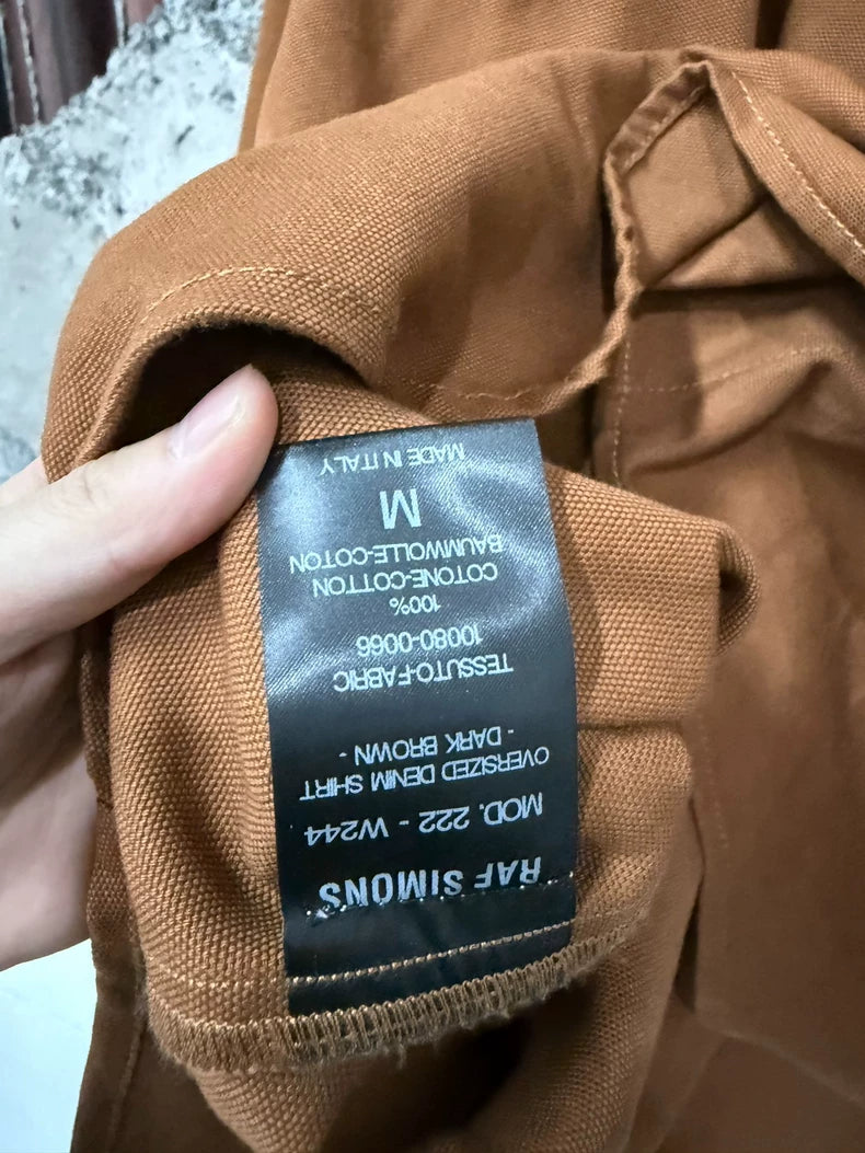 Oversized Raf Simons Shirt Jacket