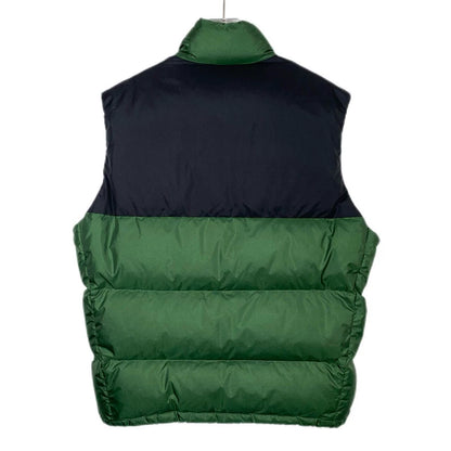 Gucci Logo Decorated Green Puffer Vest