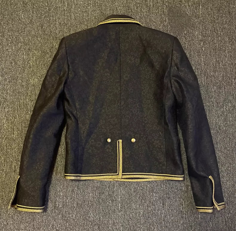 Saint Laurent Wool Silk Court Jacket-yf